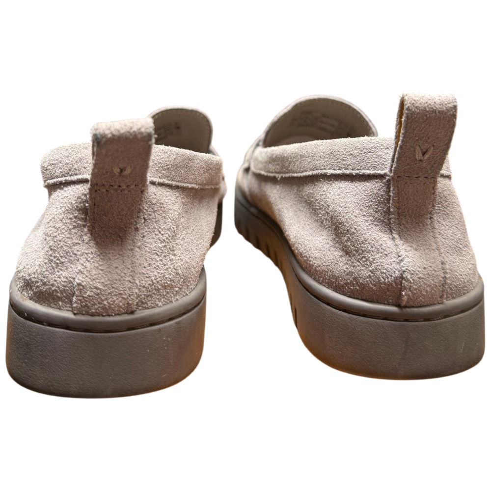 VIONIC Uptown Loafers Size 7.5 Grey Suede Lug Sole Slip On Orthotic Arch Support - Picture 7 of 14